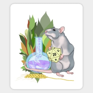 Rat with a magic potion. Natural 20 Magnet